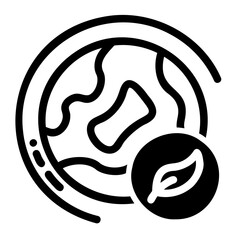 icon ecology earth illustration for web, app, infographic etc