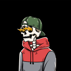 hand drawn skeleton character collection for nft or future games