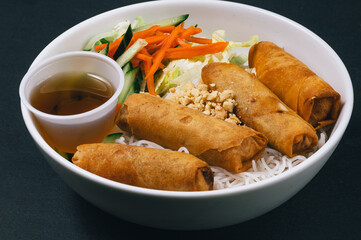 Spring Roll Vermicelli Bowl 