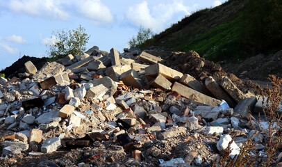 construction waste disposal landscape