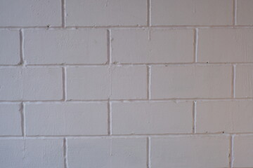 White brick wall texture background 