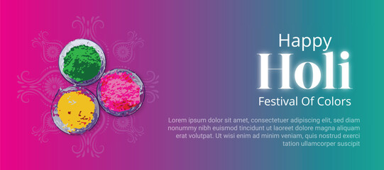 happy Diwali banner poster brochure design dark background with floral decoration template