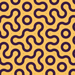 Colour Hexagon Tile Connection art background design illustration