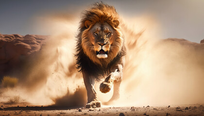 Lion Legendary Creature Symbol of Power and Speed