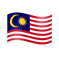 The national flag of Malaysia