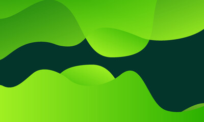 Vector abstract colorful geometric landing wave line page flat background