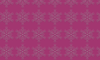 Vector abstract seamless beautiful floral leaves pattern flat background	
