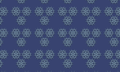 Vector abstract seamless beautiful floral leaves pattern flat background	
