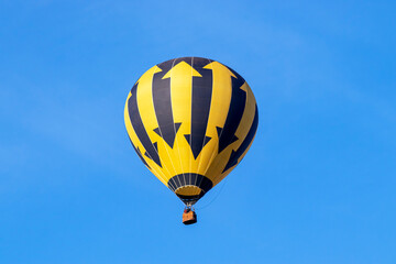 hot air balloon in blue sky New South Wales Australia
