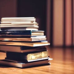 stack of books