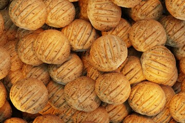 bread,Baguette close up view background