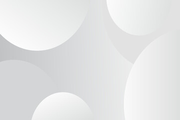 Abstract background with circles and gray and white backdrop.