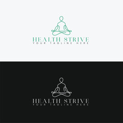 Health Yoga Logo Design