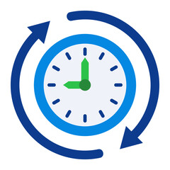 Hours Flat Icon