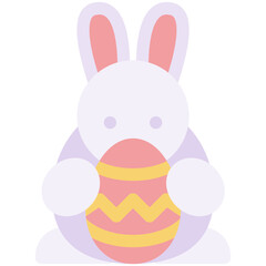 bunny flat icon