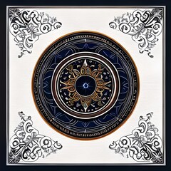 Obraz premium Different Color backgrounds, with circle in the middle for logo placement