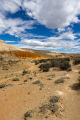 Beautiful Tierra de Colores in Parque Patagonia in Argentina, South America