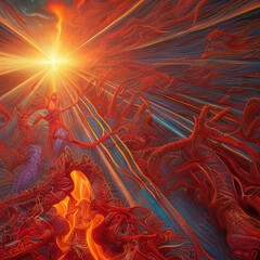 background with space