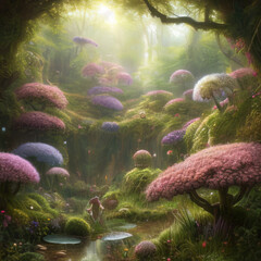 coral reef in aquarium