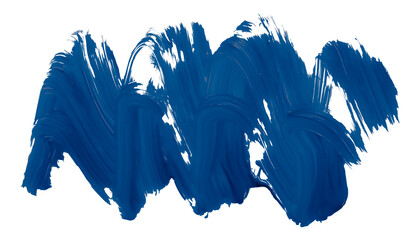 shiny blue brush isolated on transparent background blue watercolor png