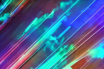 abstract background with lines, generative ai
