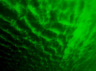 Vector green dark grunge background, gradient colorful texture of clouds on the sky. UHD 4K wallpapers. For screen, desktop, website design, overlay, stencil, banner, stylization and polygraph