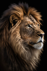 Fototapeta premium portrait of a lion