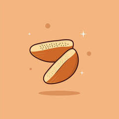 Kue Pukis Illustration Template, Indonesian Traditional Food.