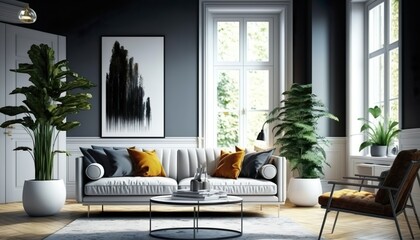 modern living room interior