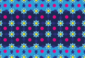 Fototapeta na wymiar Abstract line shapes floral geometric motif continuous basic pattern background. Oriental style damask modern floral tile, textile motif