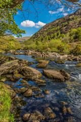 River Glaslyn, Snowdonia, National Park, Wales, UK