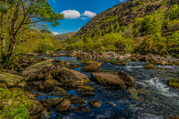 River Glaslyn, Snowdonia, National Park, Wales, UK