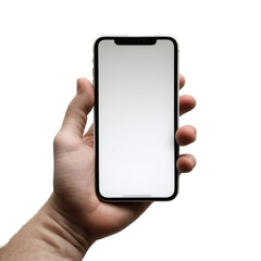 Hand Holding iPhone Phone, Mockup