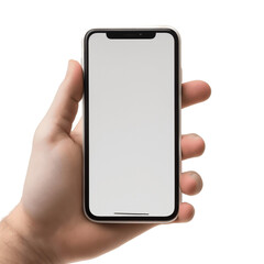 Hand Holding iPhone Phone, Mockup