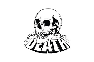 streetwear death Aesthetic tshirt quotes design inspiration templates