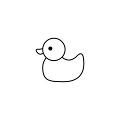 duck icvon vector baby symbol