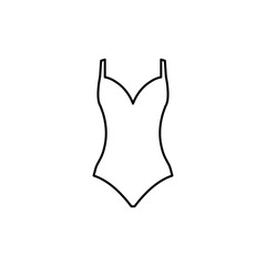 swimming suit icon - vector sign