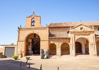 Fototapeta na wymiar Church of San Lorenzo in Sahagun, province of Leon, Castile and Leon, Spain - June 2022