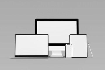 Multi devices Blank Mockup