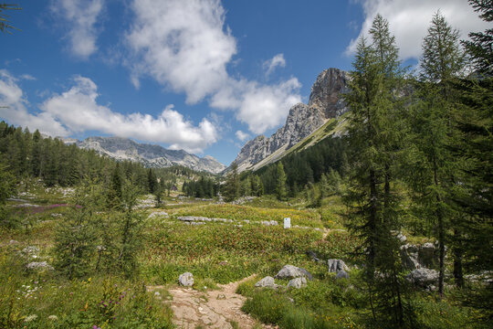 Summer in the Julian Alps - the valley of the Triglav Lakes