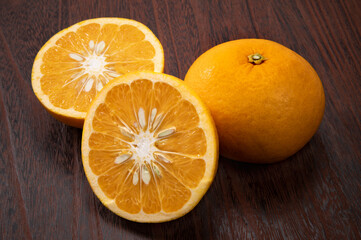 鹿児島県名産の柑橘類、紅甘夏