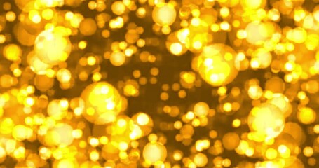 golden christmas lights