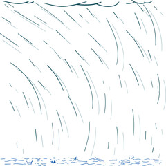 background with oblique rain