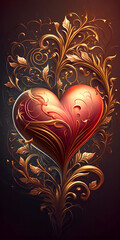 beautiful background for valentine's day card