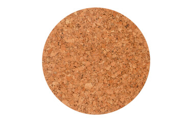 Coaster for a cup isolated on a white background.