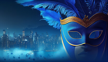 Masquerade Mask. Brazil carnival celebration