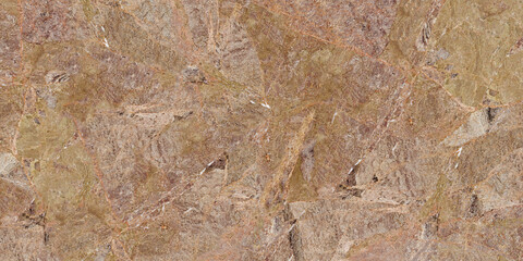 Brown marble with golden veins, Background texture of marble, close up polished surface of natural stone
