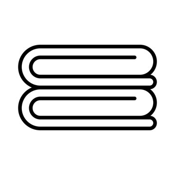 recommend clip art: Hotel towel icon. Amenity. Vector.