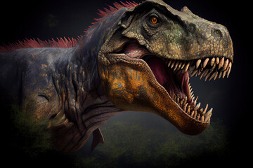 Dinosaur Tyrannosaurus Rex, Generative AI