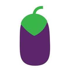 Aubergine Flat Icon